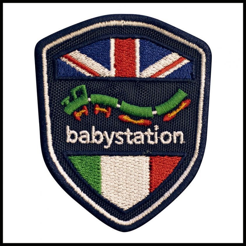 logo ricamato BABYSTATION